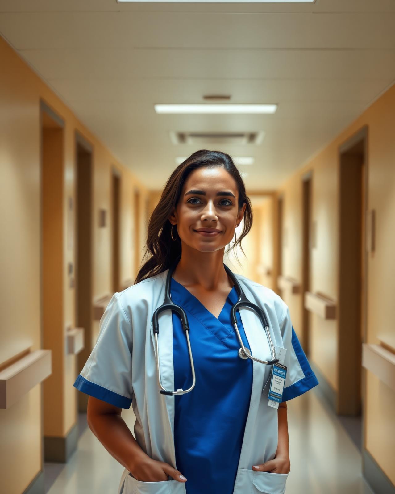 Profissional da saúde em ambiente hospitalar